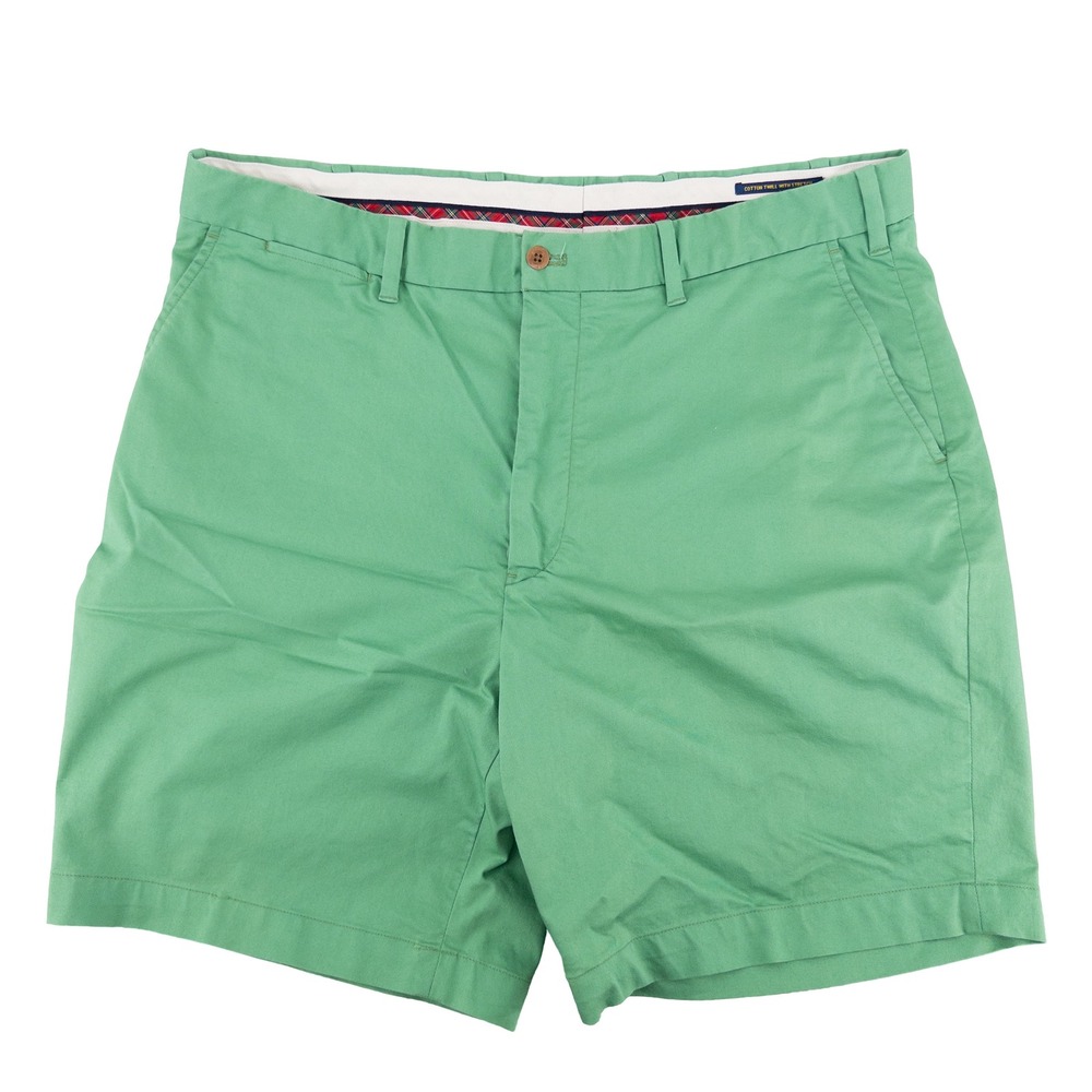 Polo Golf Ralph Lauren Mens 38 Golf Classic Fit Cotton Stretch Shorts Green Prep